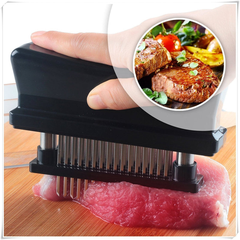KCASA KC-MH06 Stainless Steel 48-blade Loose Meat Machine Steak Meat Tenderiser Needle Kitchen Tools