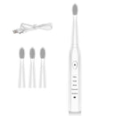 5 Modes Electric Toothbrush Sonic Power IPX7 Waterproof Black White Timing
