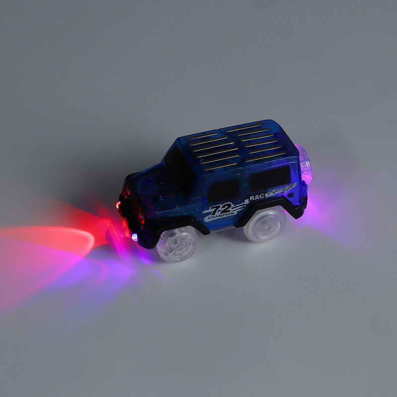 Electric Toys Car Vehicle For Racing Track Rail With LED Flashing Light Kids Gift