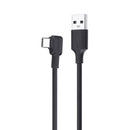 Ugreen US307 90 Degree Type C 5A Fast Charge Data Cable For Tablet Smartphone 1.5M
