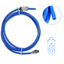 24 PTFE Tube + PFFE Tube Cutter + 4*Pneumatic Connector +2*Yellow Leveling Spring Kit for 1.75mm Filament
