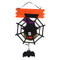 Witch Pumpkin Pattern Halloween Hanging Sign With LED Light Door Home School Office Party Mall Deco