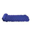 20D Inflatable Sleeping Pad 195x61x6cm Lightweight Portable Air Mattresses Waterproof Camping Mat Comfortable Sleeping Beach Mat with Pillow