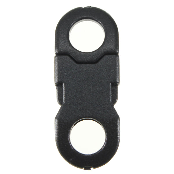 10Pcs Buckles Hook Black For Paracord Bracelets Plastic Clasp Side Release