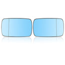 Car Left And Right Side Heated Blue Wing Mirror Glass For BMW E39 E46 19982005