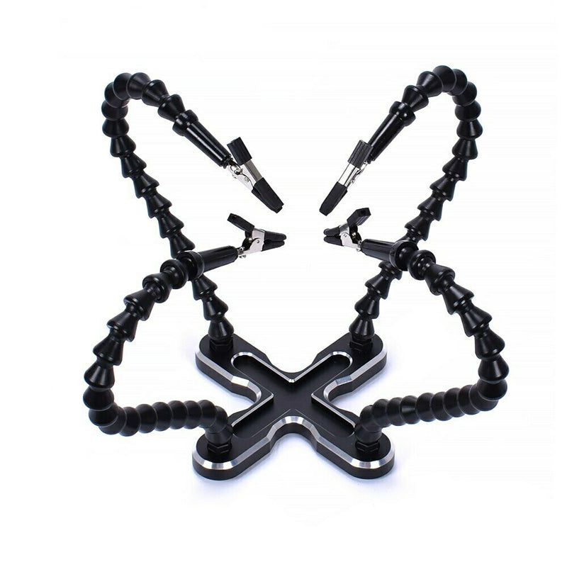 Third Helping Hand Soldering PCB Holder Welding Tool Repair Fixture Flexible 4 Arms