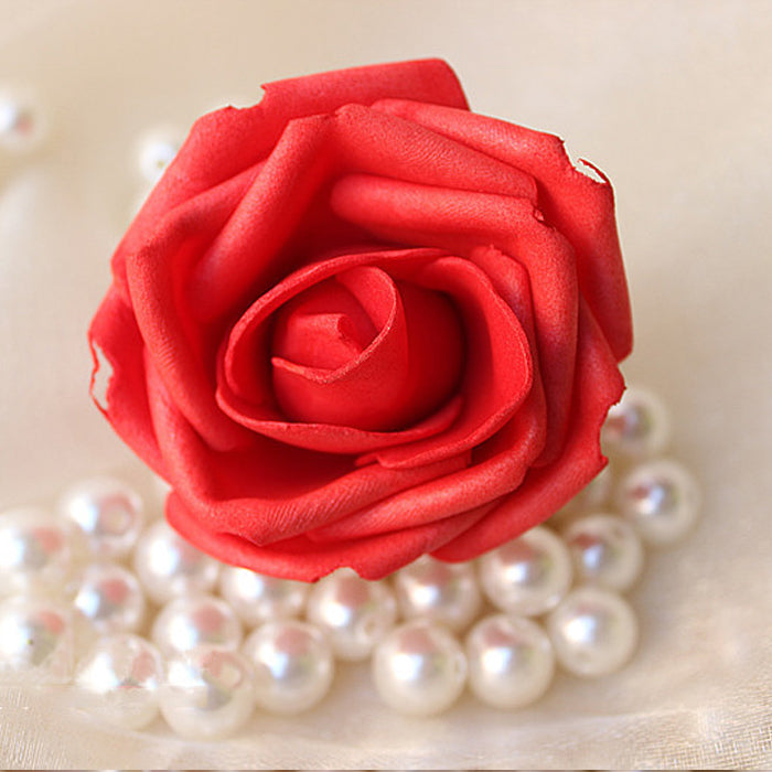 50pcs 7.5cm Artificial Simulation Foam Rose Bouquet Flower Ball Wedding Party Home Decoration