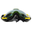 Motorcycle UV Spherical Dual Lens Snowboard Ski Goggles Glasses Yellow Green