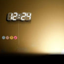 Loskii HC-28 Creative USB Charging 3D Digits Display Adjustable Brightness Alarm Clock