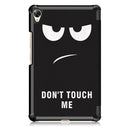 Tri Fold Printing Case Cover for 8.4 Inch Huawei Mediapad M6 Tablet Big Eyes