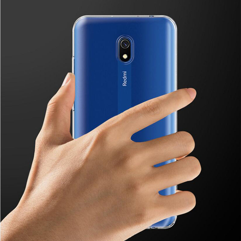 BAKEEY Xiaomi Redmi 8A Clear Transparent Shockproof Hard PC Protective Case