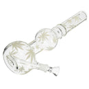 Transparent Luminous Water Glass Smoke Pipes Bottle Glassware Filter Tube