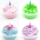 60ML Slime Brushed Mud Unicorn  Crystal Clay Decompression Plasticine Toys