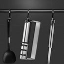 Minleaf ML-KS1 3 In 1 Stainless Steel Sharpener Kitchen Gadget Whetstone Multi-Function Diamond Cutting Sharpener Sharpen Stone