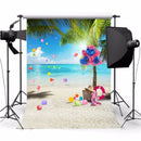 3x5FT Sunshine Beach Coco Summer Photography Backdrop Background Studio Prop