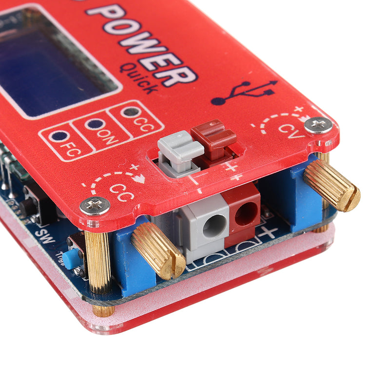 ZK-DP3A 15W USB Step UP Power Supply Module Boost Adjustable Converter Fan Speed Control Potentiometer with LCD Display