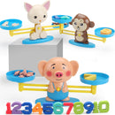 Animals Number Balance Math Toys Educational Toys Preschool Toddler Balancing Mathematics Game