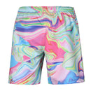 S52510 Beach Shorts Board Shorts 3D Magic Line Printing Fast Drying Waterproof Elasticity Peach Skin