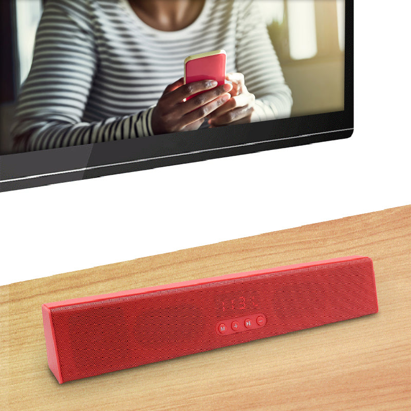 S12 Smart Wireless bluetooth Speaker Dual Stereo LED Display FM Radio TF Card Bass Soundbar