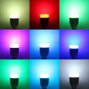 AC100-240V E27 RGBW LED bluetooth Music Speaker Light Bulb + 24Keys IR Remote Control