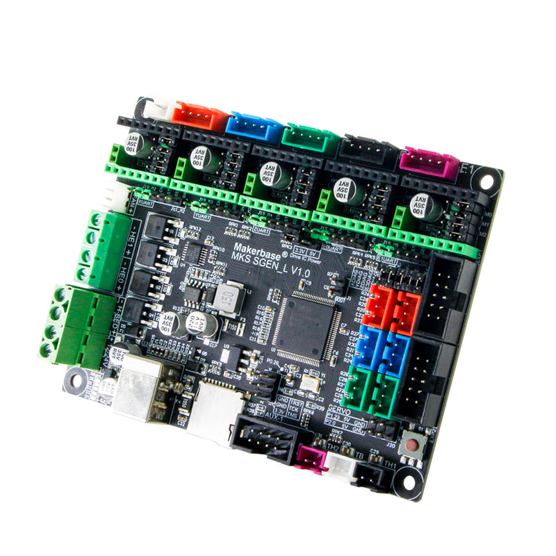 24V MKS SGEN L 32-Bit ARM Cortex-M3 Open Source 3D Printer Mainboard Compatible Marlin/Smoothie Firmware Support Uart/SPI Mode