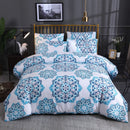 3 PCS Bedding Sets Bohemian National Style Quilt Cover Pillowcase For Queen Size