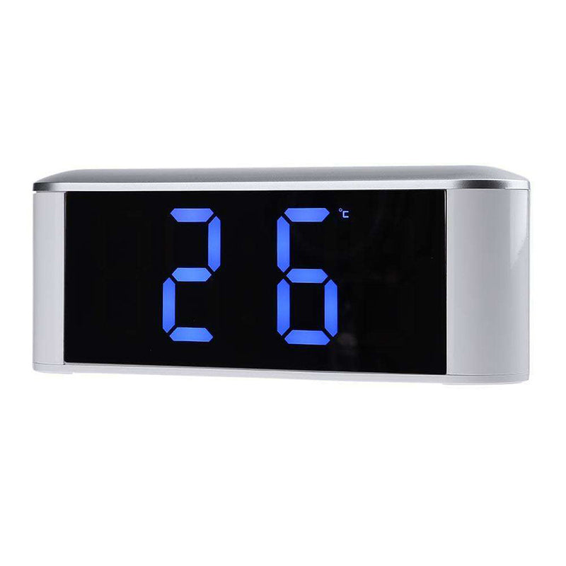 TS-S25 Digital Time Display Touch LED Mirror Clock 3 Modes Brightness Adjustable Table Alarm Clock