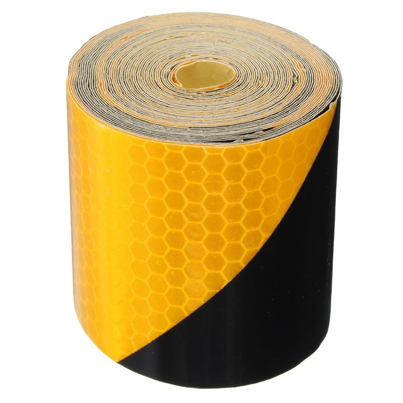 5m x 50mm Stripe Safety Reflective Self Adhesive Warning Tape Sticker