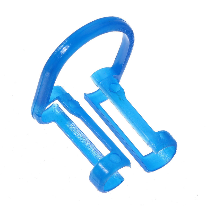 50pcs Disposable Cotton Roll Holder Blue Clip For Teeth Clinic Isolator Dental Tools