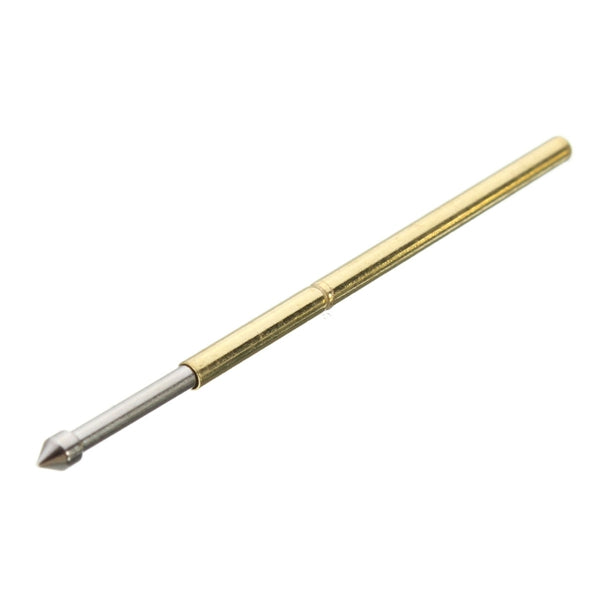 50pcs PCB Bare Board Spring Loaded Test Probe Pin P100 E2 180g 1.36mm Diameter