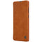 NILLKIN Flip Bumper Shockproof Card Slot Holder Full Cover PU Leather Vintage Protective Case for Samsung Galaxy Note10 Lite