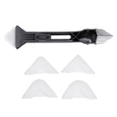 Effetool 3 In 1 Silicone Sealant Smooth Scrapers Grout Kit Remover Caulk Tool Finisher