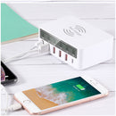 Bakeey 100W PD QC3.0 Multi-Port LCD Digital Display Fast Charging Wireless USB Charger Adapter For iPhone 8Plus 11 Pro Huawei P30 Pro Mate 30 5G Xiaomi Mi9 9Pro 5G