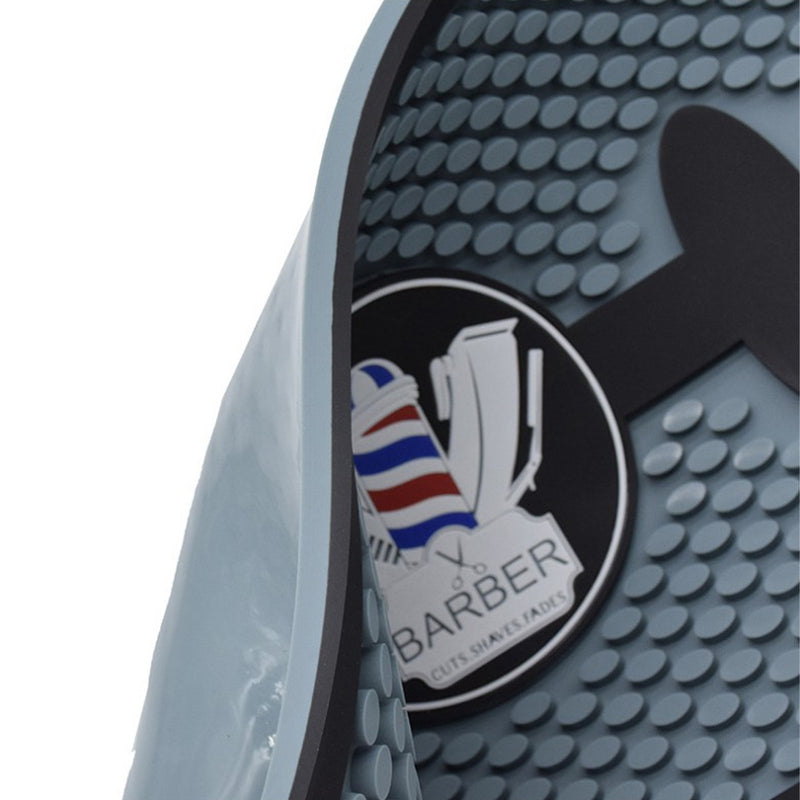 Anti-skid Pad For Barber Tools Barbershop Push-shear Scissores Mat Hair Blow Dryer Combl Clip Display Pad Barbershop Accessories Silicone Pad