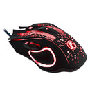 IMICE X9 2400DPI Adjustable Colorful LED 6 Buttons USB Wired Optical Gaming Mouse for PC Laptop