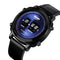 SKMEI 1519 Creative Rolling Time Display Leather Strap 30M Waterproof Men Watch Quartz Watch