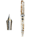 Penbbs 456 Resin Transparent Quality Negative Pressure Fountain Pen Fine 0.5mm Nib vacuum filling Student Writing Gift