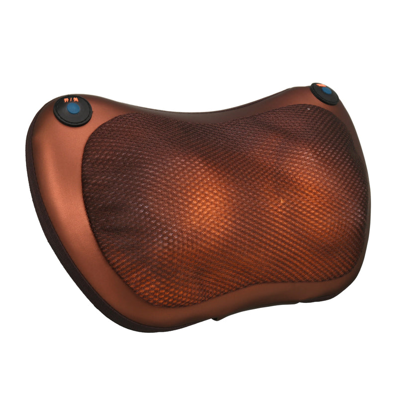 12V 20W Multifunctional Massage Pillow Sports Relax Infrared Cervical Lumbar Back Electric Massager