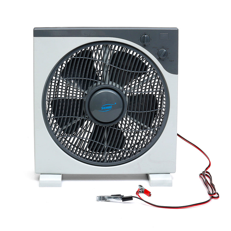 DC12V 11W DC Fan Portable 3 Gears Solar Fan Silent Cooling Fan With Crocodile Clip