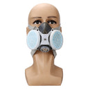 Rubber Dustproof Half Mask Industrial Spray Paint Dust Riding Anti-fog PM2.5 Mask