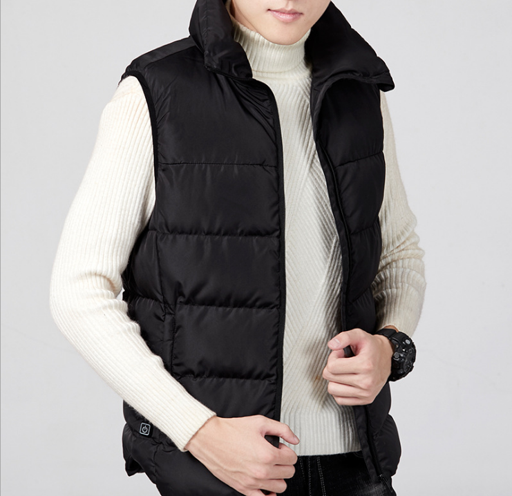 Electric Vest Heated Cloth Jacket USB Warm Up Heating Pad Body Winter Warmer Men