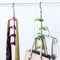 Home Degree Revolving Bag Hanger Wardrobe Tie Scarf Rack Hooks