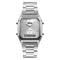 SKMEI 1220 Alloy Case 30M Waterproof Luminous Business Classic Quartz Digital Dual Display Watch