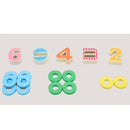 Wooden Toys Rings Montessori Math Toys Counting Fishing Board Child Kids Preschool Educational Learning Gifts