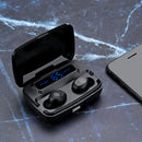 F9 TWS LED Battery Display Wireless bluetooth Earphone Headphones with Mic for Xiaomi Huawei