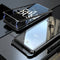 Bakeey 360 Magnetic Adsorption Upgraded Version Tempered Glass & Metal Flip Protective Case for Xiaomi Mi MIX 3