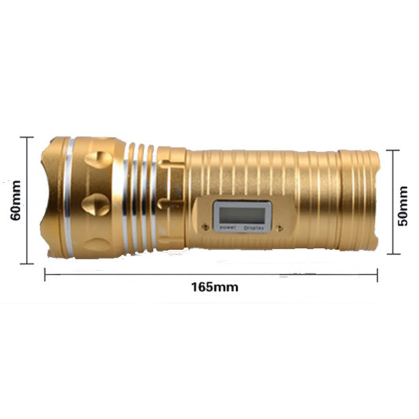 ZANLURE 500 Lumen LED Fishing Flashlight Intelligent Night Fishing Lamp Blue White Lights
