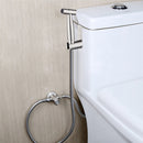 304 Stainless Steel Portable Handheld Bathroom Toilet Bidet Shattaf Shower Spray Jet with T-adapter Hose Kit