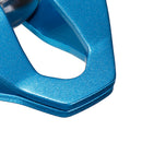 30KN A7075 Aerospace Aluminum Climbing Rescue Double Pulley Speed Cable Trolley