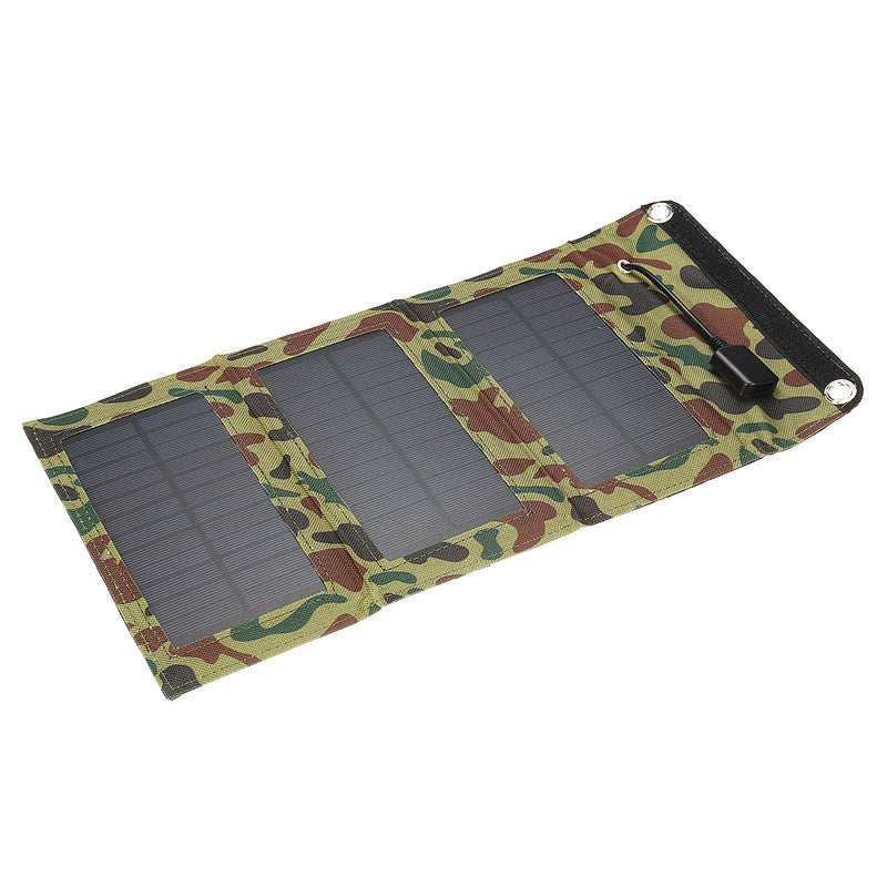 7.5W 5.5V Waterproof Portable Foldable Solar Panel Charger with USB Port